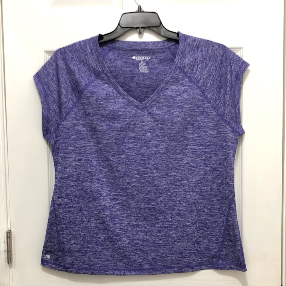Purple Heathered Ideology T-shirt, Sz XL